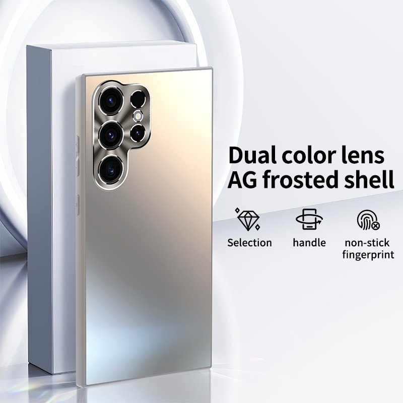 Gkk Micro Matte AG เคสโทรศัพท์สําหรับ Samsung S24 Ultra S24+ Galaxy S23 Ultra S22 Ultra Shock-resistant Cover