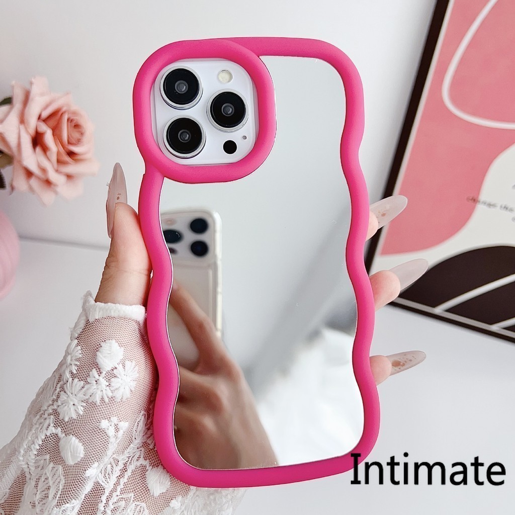 Itel A70 P55 A58 Pro A49 Infinix Smart 8 HD 8 Pro 8 Plus 7 HD แฟชั่นกระจกแต่งหน้าเคสโทรศัพท์