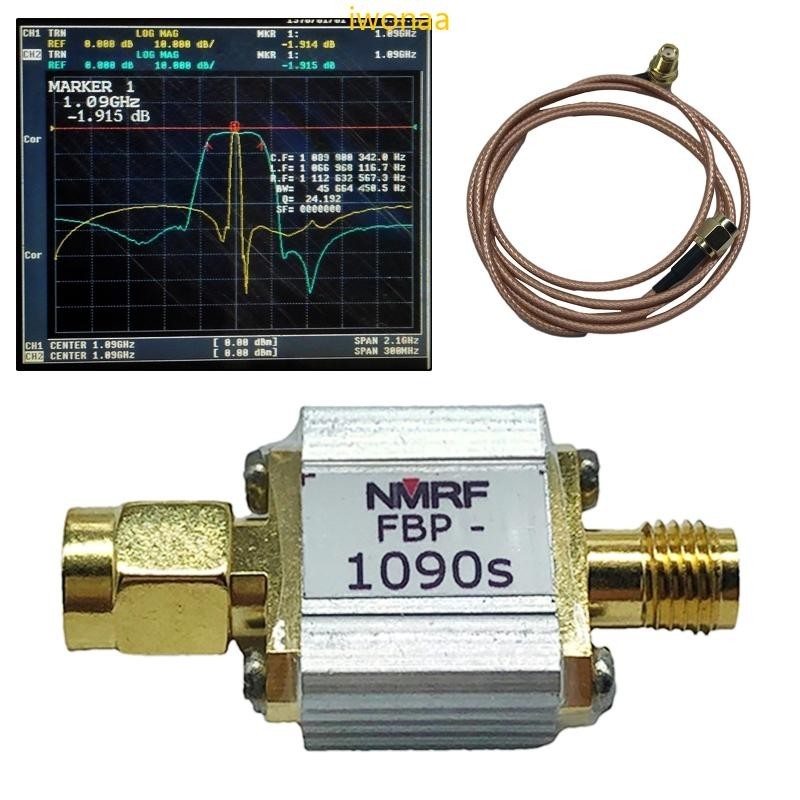 Iwo 1090mhz ความถี่กลาง Band-กรอง Bandpass Filter 3 dB Bandwidth 1090mhz ตัวกรองที่มีประสิทธิภาพ ADS