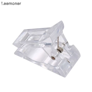 【Lemon】คลิปหนีบเล็บปลอม คลิปหนีบนิ้วโพลี แบบใส สำหรับต่อเล็บเจล-LN
