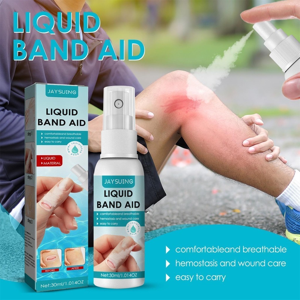 Quick-drying Liquid Bandaids กันน้ํา Liquid Bandage Breathable เจลผ้าพันแผลสําหรับ Minor Cuts ขูด saixitth