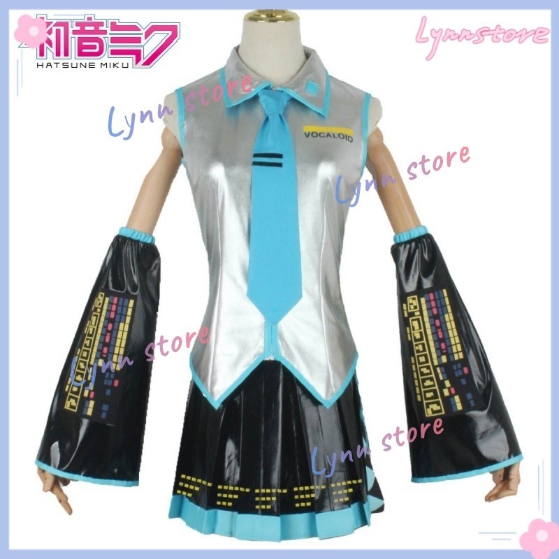 Hatsune MIKU คอสเพลย์อะนิเมะ MIKU ชุดวิกผมชุดผู้หญิงปาร์ตี้ฮาโลวีนบทบาทเล่นเสื้อผ้าชุด - รูปที่ 7