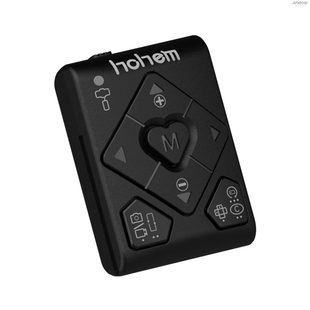 Hohem HRT-03 รีโมทคอนโทรลไร้สาย BT สําหรับ hohm iSteady XE/X2/V2s/M5/M6/MT2/Q/Pro 4/M + สมาร์ทโฟน Gimbal Stabilizer 10M ระยะทางเกียร์