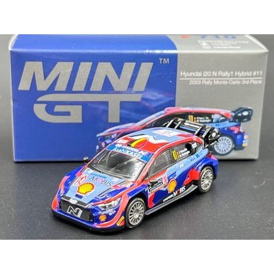MINIGT Hyundai i20 N Rally1 2023 Rally MonteCarlo 3rd Place #11