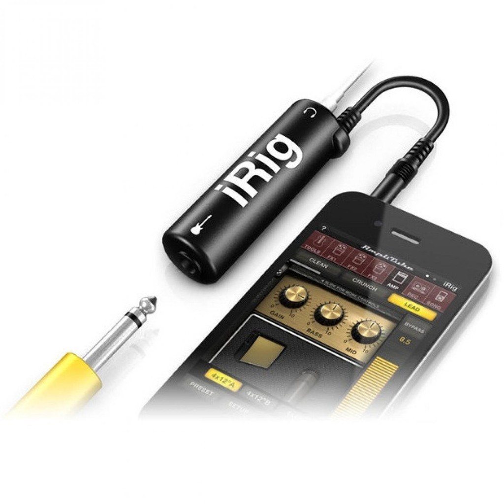 IRig AmpliTube Guitar Interface Adapter สําหรับ iPhone / iPod Touch / iPad - IRIG-0003