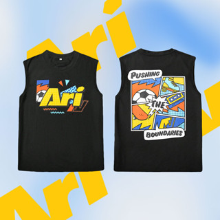 เสื้อกั๊กสีดำขาวสำหรับผู้ชาย Ari เสื้อกั๊กแขนกุดชาย S-3xl Me…