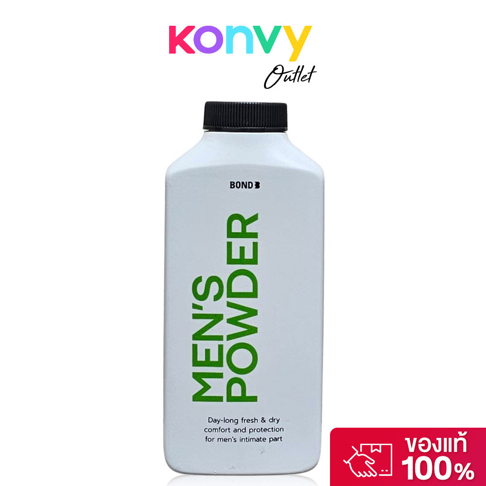 BOND Mens Powder 100g บอนด์ แป้งฝุ่นโรยตัวสำหรับผู้ชาย.