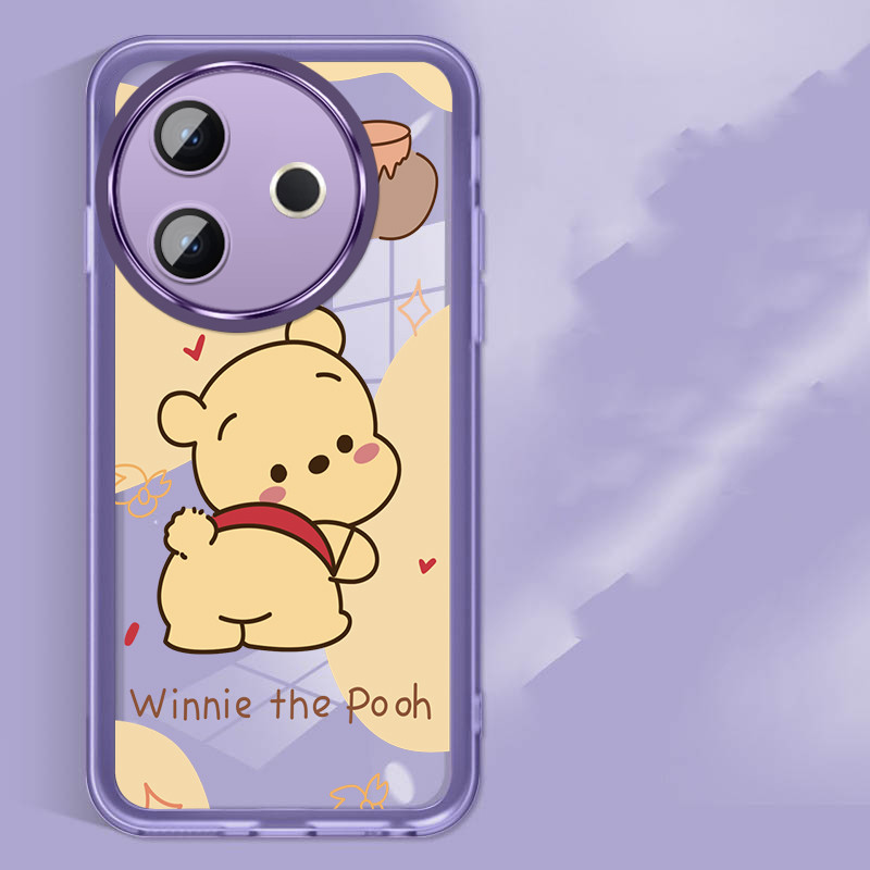 Vivo Y39 5G Y29 VIVO Y29 Winnie The Pooh Mobile Cover Clear Candy Silicon Case Back Soft Case