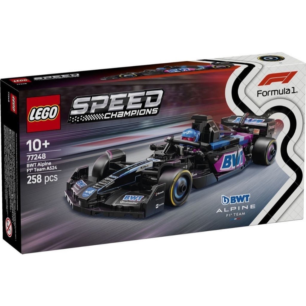 Lego Speed Champion 77248 BWT Alpine F1® Team A524 Race Car สินค้าใหม่ กล่องสวย  ของแท้ 100%