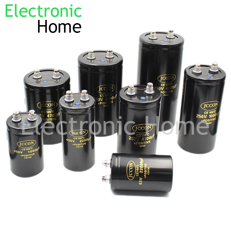 QSJZHY 1 ชิ้น/ล็อตใหม่ 63V 100V 250V 400V 450V 22000UF 47000UF 10000UF 2200UF 4700UF 1000UF 1500UF 3