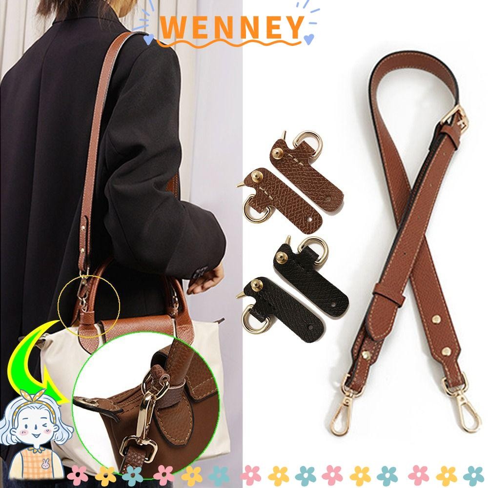 LONGCHAMP หัวเข็มขัดแปลงร่าง เวนเนย์ การปรับเปลี่ยนฟรีหมัดสายคล้องไหล่หนังแท้เปลี่ยน ทําเอง แขวนหัวเข็มขัดสําหรับ ลองแชมป์ หูสั้นกระเป๋าอุปก