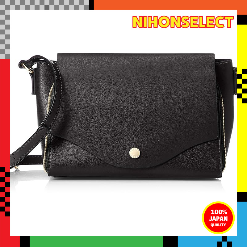 Lightweight Small Crossbody Wallet Bag for Women - Legato Largo LG-P0113 - Black