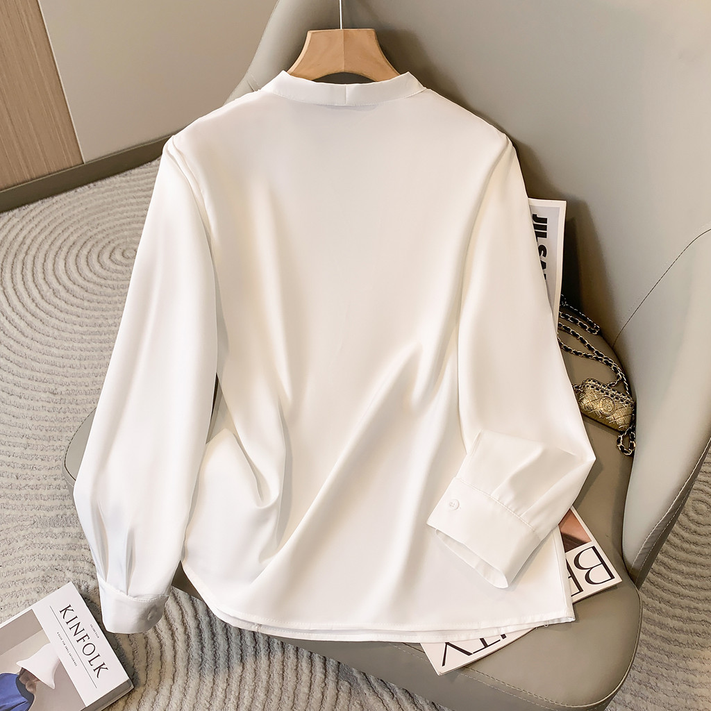 C&m Office Lady Style Collarless High-grade High-grade รูปที่ 5