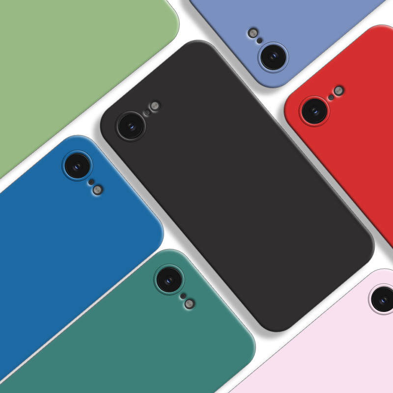 ใหม่ซิลิโคนเหลวสําหรับ Apple iPhone 16E 16 Pro Max Plus 6.1 นิ้วกันกระแทกกันชนป้องกันสําหรับ iPhone 