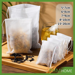 ถุงชา ถุงผ้าไม่ทอแบบใช้แล้วทิ้ง แบบมีด้ามจับ Disposable non-…