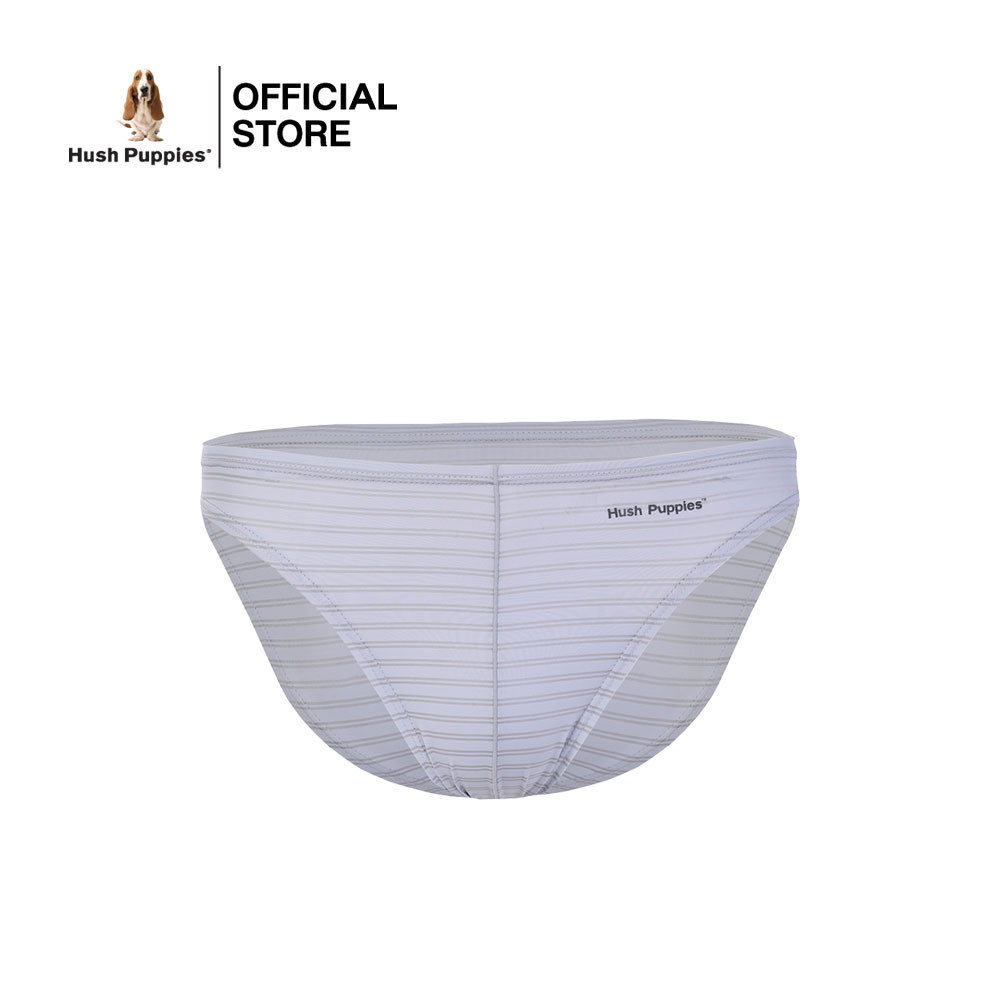 Hush puppies Underwear กางเกงในชาย Smart Comfort รุ่น HU H1FN001 Bikini - สีเทา