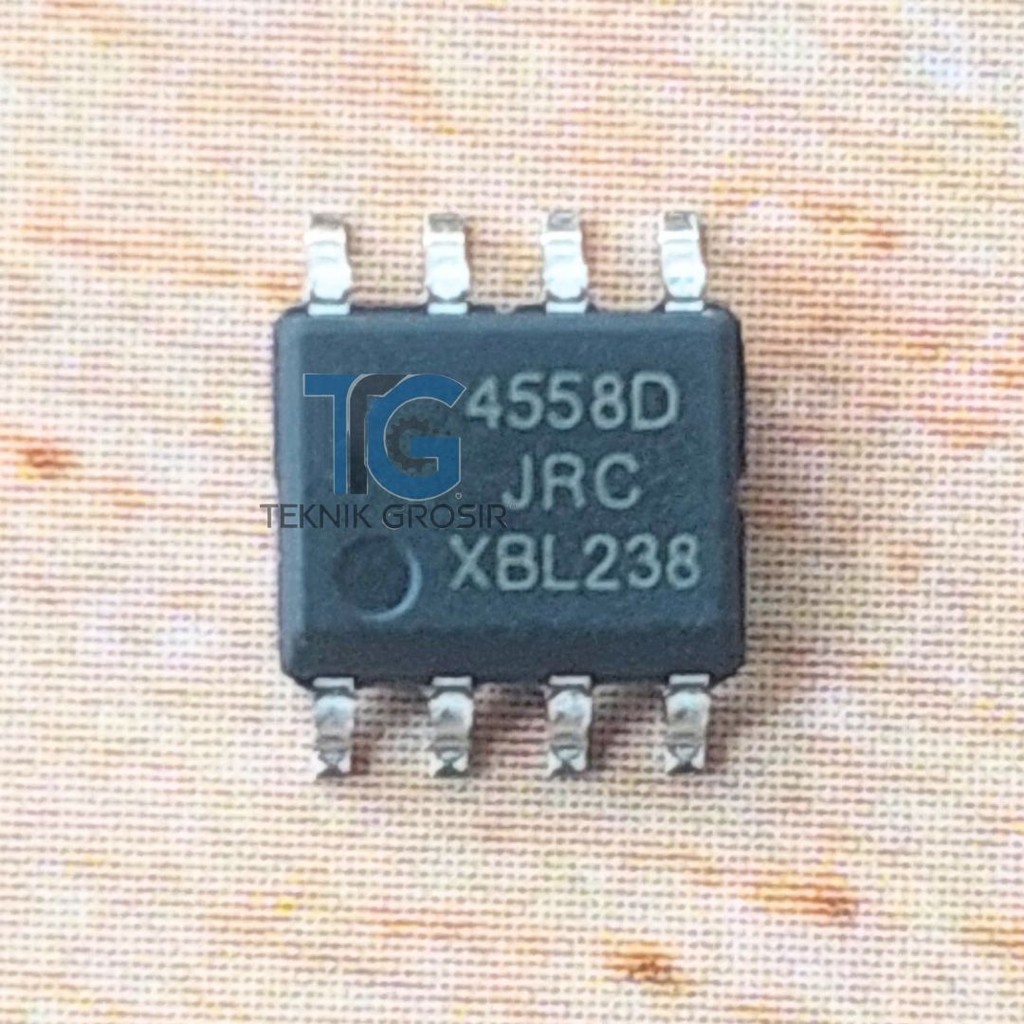 IC 4558 SMD SOP-8 JRC4558D ของแท้สําหรับเครื่องขยายเสียง