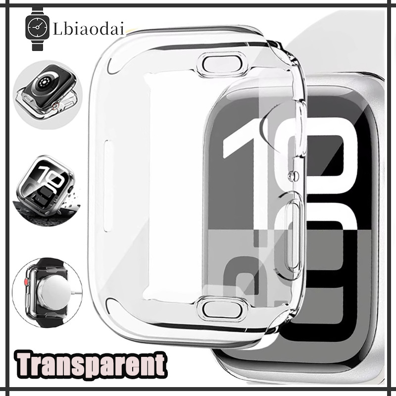 เคสป้องกัน TPU นุ่มใส for Apple Watch Iwatch Ultra/SE 3 2 Series 11 10 9 8 7 6 49 มม 46 มม 44 มม 45 มม 42 มม 41 มม 40 มม