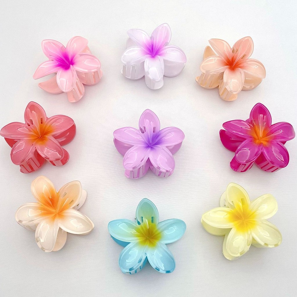 O1228 คลิปหนีบลีลาวดี กิ๊บหนีบผมด้านหลังศีรษะ 50 สี พร้อมส่งในไทย