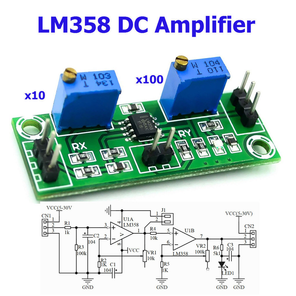 LM358 DC Ampifier module