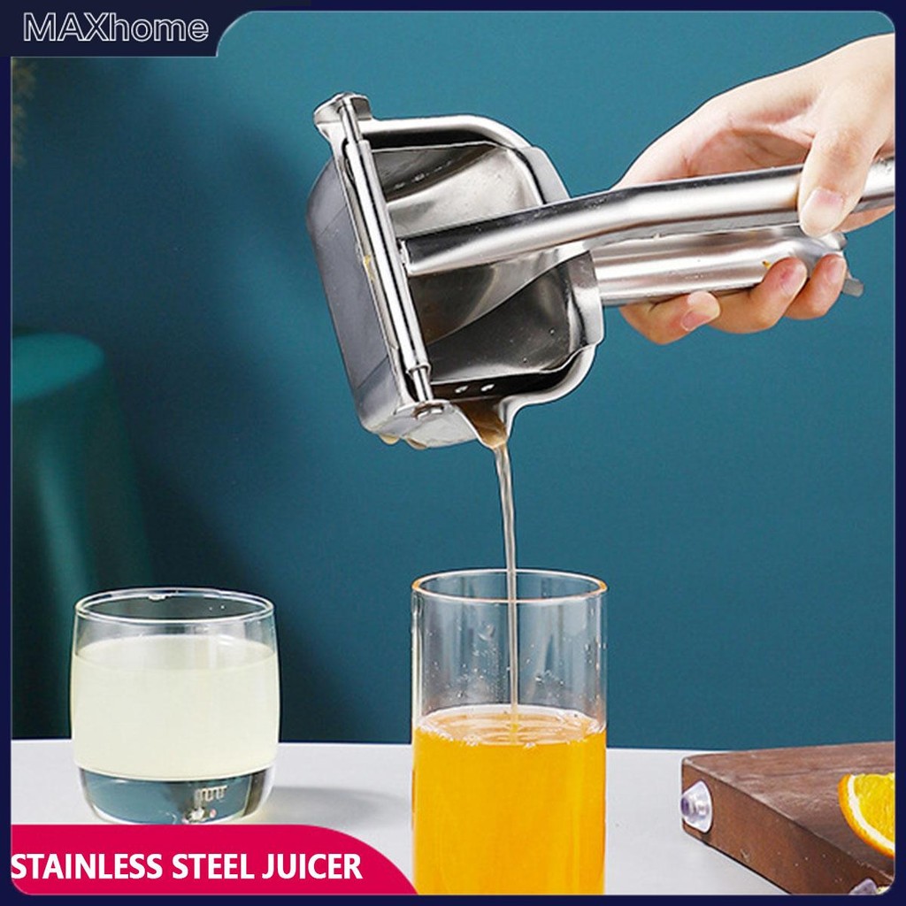 304 สแตนเลสสตีลมะนาว Squeezer Citrus Juicer Hand Press Heavy Duty คู่มือบีบน้ําผลไม้ Extractor SHOPTKC5009