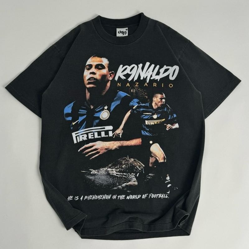 [Ultimate] เสื้อยืด RONALDO R9 ผ้าฝ้ายแท้คอกลม เสื้อยืดแขนสั้นผู้ชาย