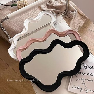 Cloud Cosmetic Wall Mirror wave Desktop Simple Wall-Mounted Bathroom Dressing decorative Mirror