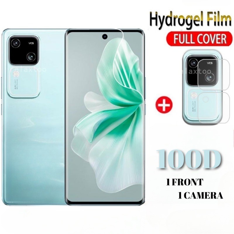 Hydrogel ด้านหน้า + ชุดป้องกันกล้องสําหรับ vivo T4x T3X T3 T2x T2 T1x T1 Ultra Pro Lite อินเดีย Snap