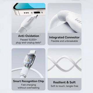 Baseus Ultra-Fast Series สายชาร์จเร็ว Type-C ถึง iPhone 20W รองรับการส่งข้อมูล 480Mbps สาย PVC