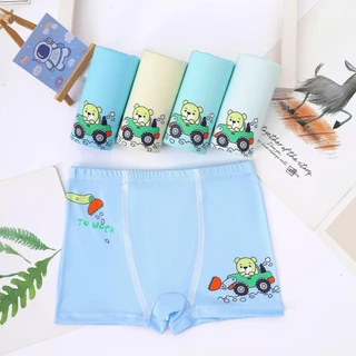 แพ็ก 5 ชิ้นสุดคุ้ม! กางเกงในเด็กชาย ทรง Boxer สำหรับเด็ก 1-8 ขวบ ผ้านิ่ม ใส่สบาย ไม่ม้วนขอบ ระบายอากาศดี Y30