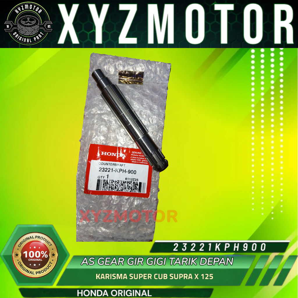 AS GEAR FRONT PULL GEAR KARISMA SUPER CUB SUPRA X 125 INJECTION AHM 23221-KPH-900
