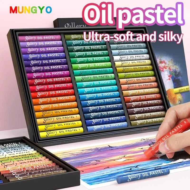 Mungyo 12/24/48 สี Gallery Artist Soft Oil Pastel Strong coverage Graffiti จิตรกรรมปากกาอุปกรณ์ศิลปะ