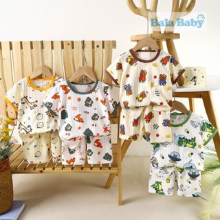 ใหม่ ชุดนอนเด็ก เสื้อผ้าเด็กอ่อน เสื้อแขนสั้น+กางเกงขนสั้น ผ…