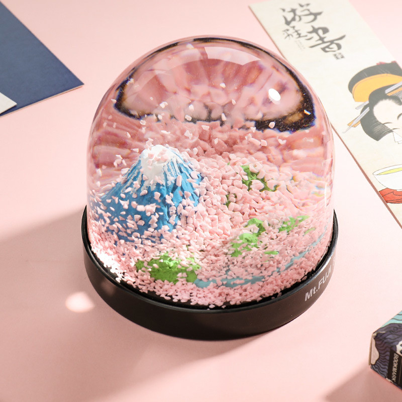 [13,000+ รายการโปรด] ลูกบอลคริสตัลบอลหิมะดอกซากุระโรแมนติกภูเขาไฟฟูจิญี่ปุ่น ของขวัญสำหรับแฟน ของขวัญวันเกิดสำหรับสาวๆ - รูปที่ 4