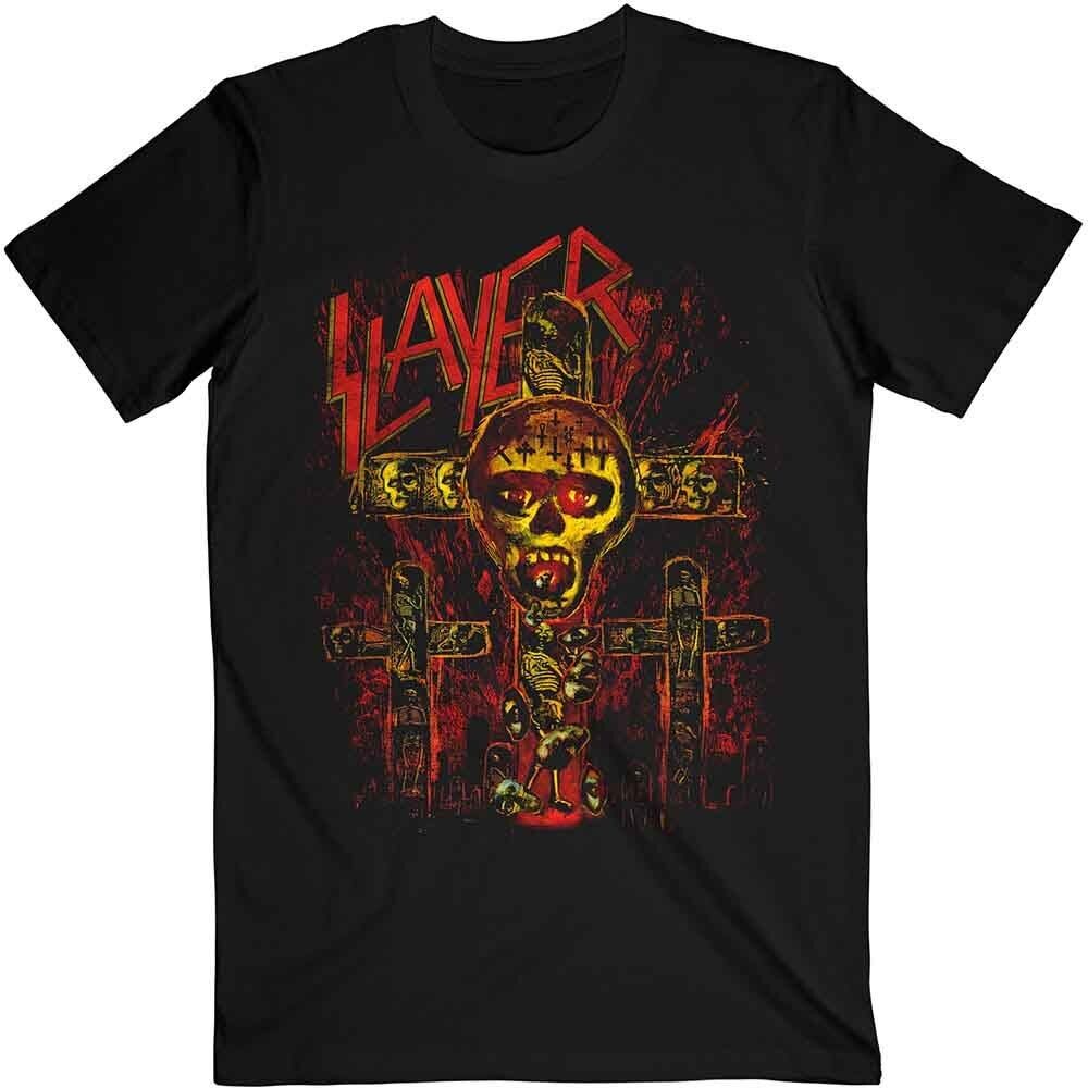 Slayer - Sos Crucifixion (เสื้อยืด) O-คอฤดูร้อนสบายๆผู้ชายสไตล์ใหม่ตลก