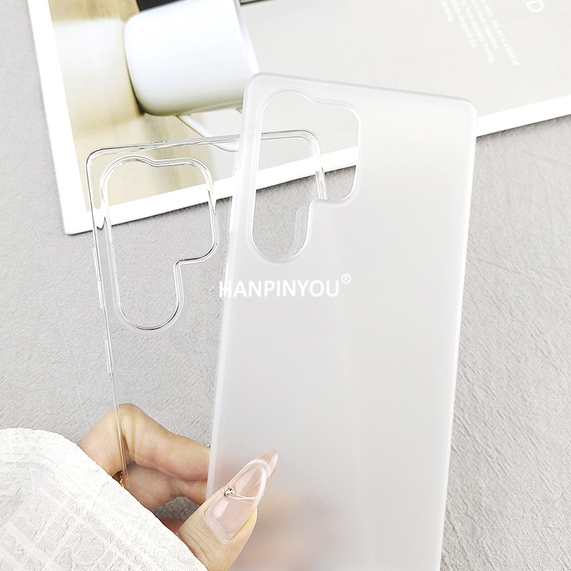 Ultra Thin Matte Clear Hardence PC โปร่งแสงสําหรับ รูปที่ 5