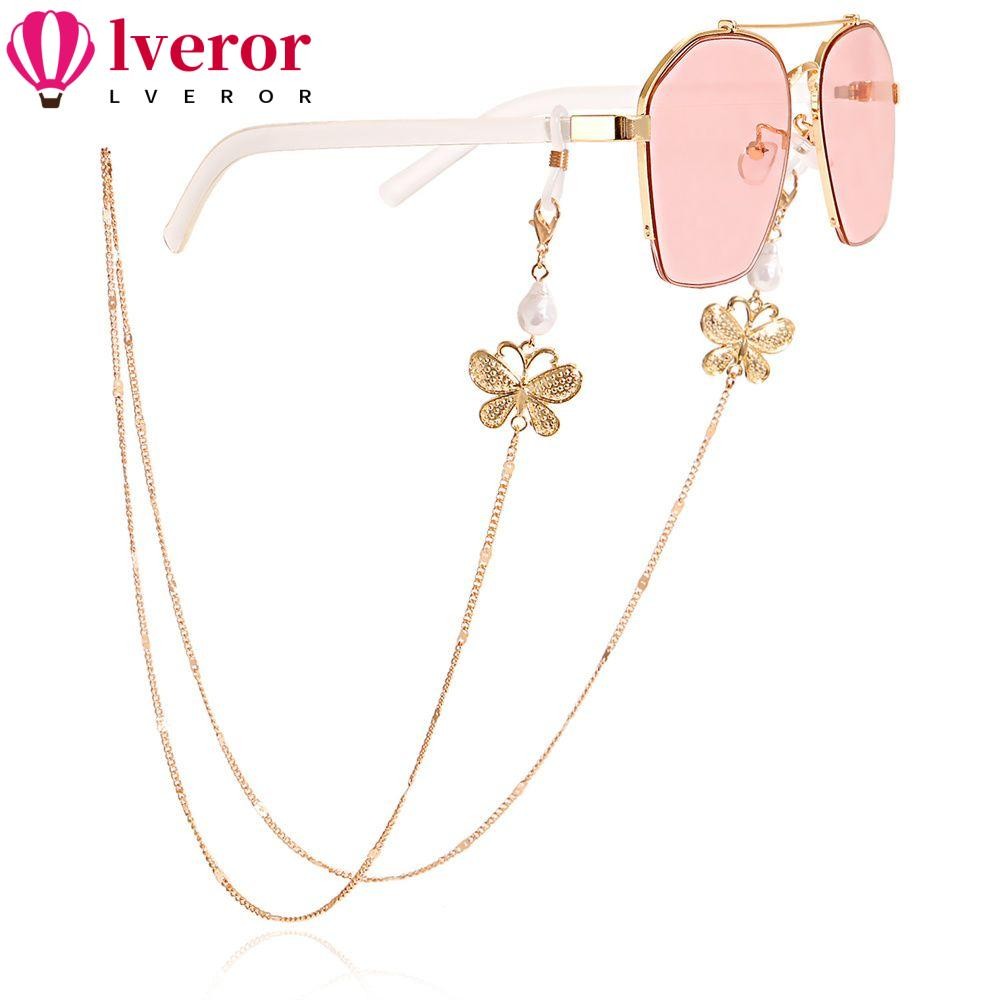 Lveror Antiskid Losing Chain Anti Slip แว่นตา Face Lanyard ปรับผู้หญิงสายคล้อง