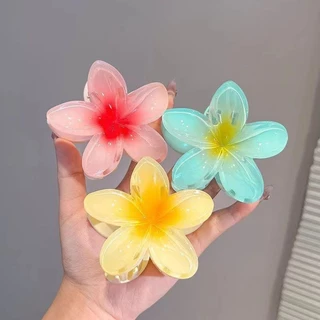 COD💋1 ชิ้นแฟชั่น Blue Spot Hairpin ผมคว้าคลิป Headwear อุปกรณ์เสริม -จัดส่งจากไทย