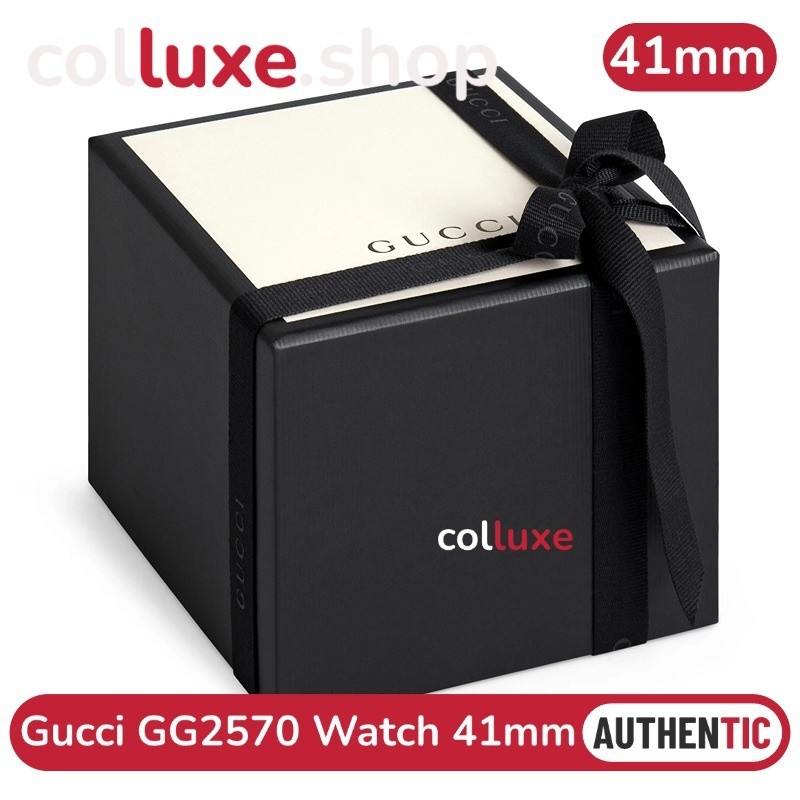 👜⌚กุชชี่ GUCCI นาฬิกาข้อมือ รุ่น GG2570 Watch 41mm Code: 446009 I1820 8652