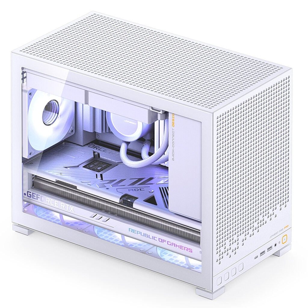 JONSBO D32 PRO WHITE Micro-ATX PC Case,
