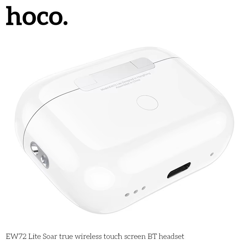 HOCO EW72 Lite หูฟังบลูทูธ 5.4 จอสัมผัสอัจฉริยะ 12 ฟังก์ชัน แบตอึด 20 ชม. รองรับ TWS หูฟังไร้สาย hc3