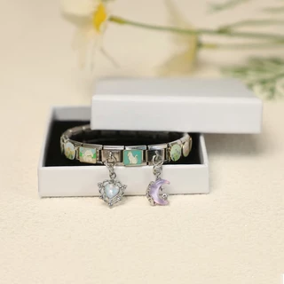 ทําเอง สร้อยข้อมือเสน่ห์อิตาลีสร้างสรรค์ ทําเอง โมดูลแฮนด์เมดสร้อยคอสร้อยข้อมือแหวนหูอุปกรณ์เสริมกล่องบรรจุภัณฑ์