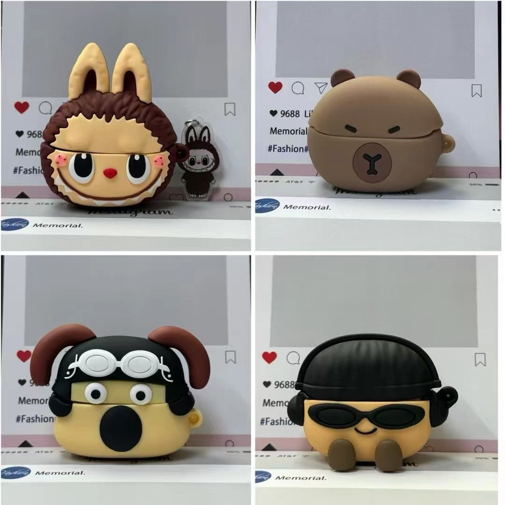 สําหรับ Lenovo Earbuds TA410 เคส Case เคสหูฟังน่ารัก Rabbu Puppy Bear