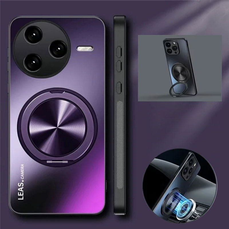 กรณีแม่เหล็กสําหรับ POCO F7 Ultra F7Pro Matte กันกระแทก Hard กันชนสําหรับ POCO F7 Pro F7Ultra Shell