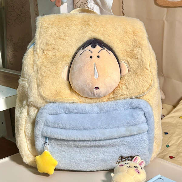 กระเป๋าเด็ก กระเป๋าเป้ตุ๊กตาญี่ปุ่น Dumb Cartoon Bag Backpack Super Cute Girl Casual Backpack กระเป๋