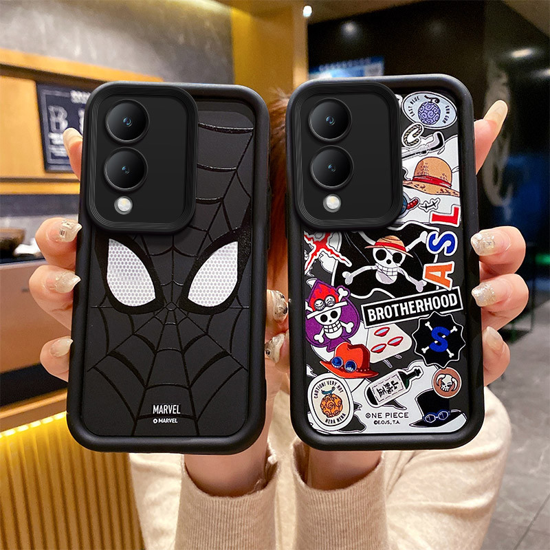 เคส vivo y17s เคสโทรศัพท์มือถือ ลายดวงตาสวรรค์น่ารัก สีดํา สําหรับ