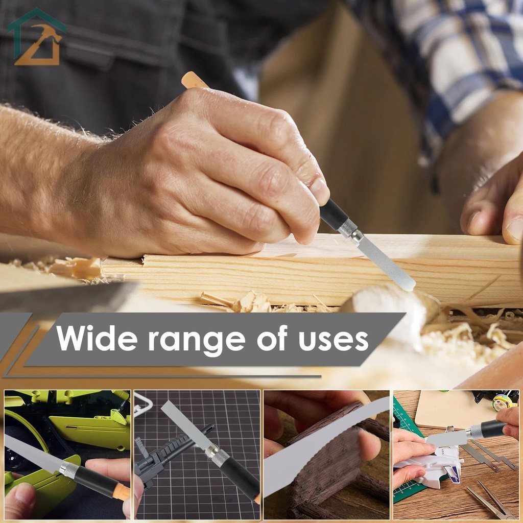 เครื่องมือใบเลื่อยโลหะ ขนาดเล็ก พร้อมใบมีด 8 ใบ สําหรับตัดต้นขา งานฝีมือ DIY SHOPCYC9871