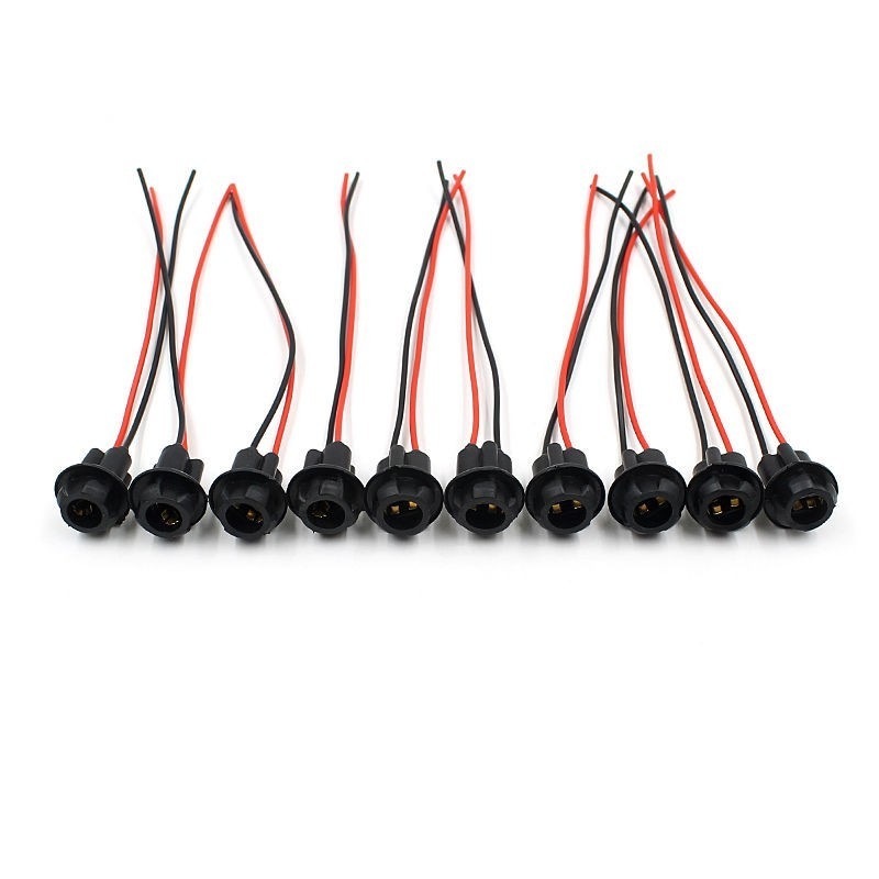 Llma_ ฐานซ็อกเก็ตเชื่อมต่อไฟ LED T10 W5W 168 194 สําหรับรถยนต์ 10 ชิ้น