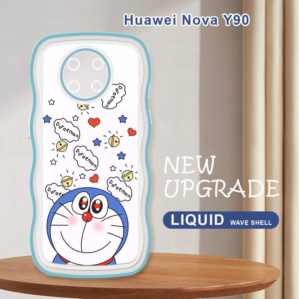 สําหรับ Huawei Nova Y90 Nova 5T Pro Nova4e Nova 3 Nova 3i การ์ตูนน่ารัก Dingdang แมว เคสแฟชั่น นิ่ม หยัก เคสกันกระแทก เคสโทรศัพท์