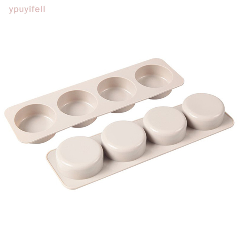 [YPU] ใหม่ แม่พิมพ์ซิลิโคน รูป 3D 4 ช่อง สําหรับทําสบู่ แฮนด์เมด Diy